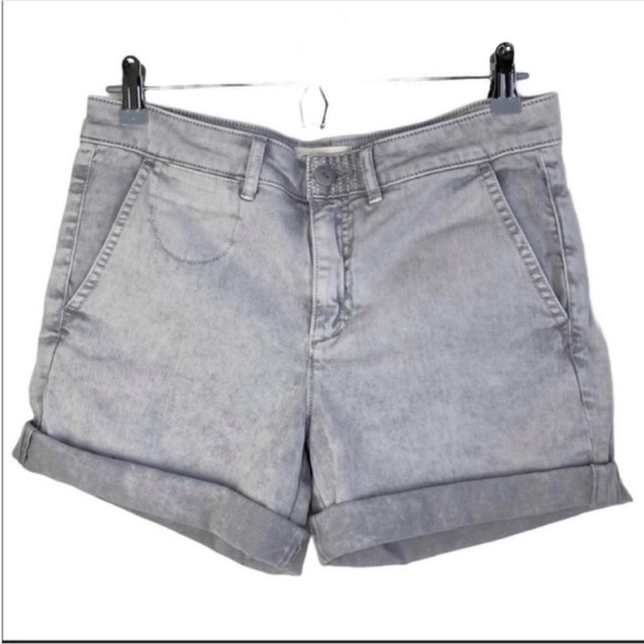 ANTHROPOLOGIE Chino Relaxed Cuffed Shorts size 27 - Picture 3 of 7